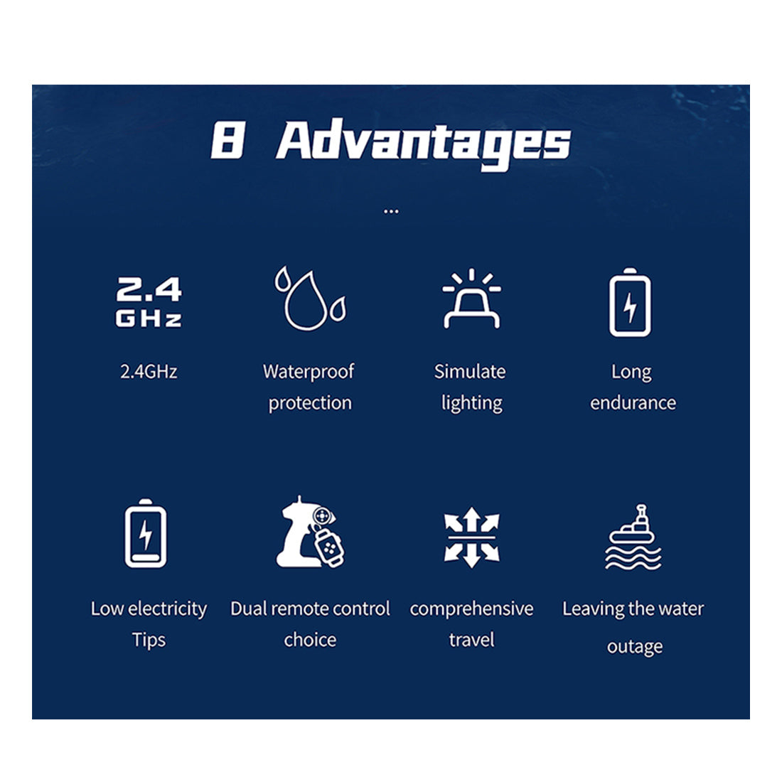 YUTT LHD-881 Barco A Control Remoto 1/390 – Acorazado Eléctrico Con Doble Motor, Batería De 1500 MAh, Alcance De 100 M Y Velocidad De 8-10 Km/h, Ideal Para Adultos Y Jóvenes