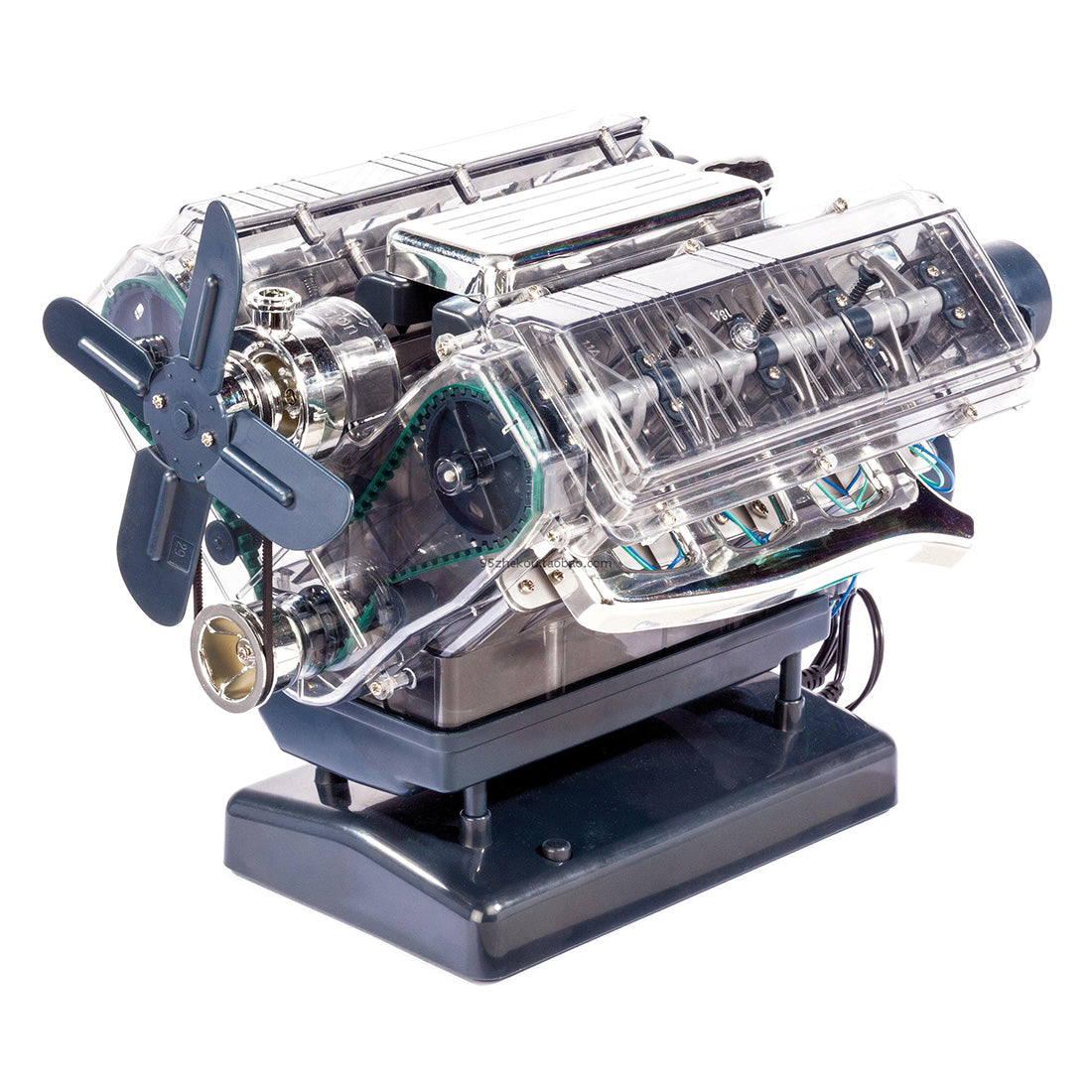 Visible Engine HAYNES 1/6 Scale Transparent Visible Working V8 Engine Model Kit with ...