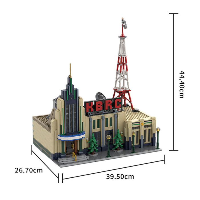 MOC-226314 Radio Station BRICK KBRC Building Blocks Set-2681PCS enginediyshop