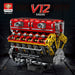 MOC-Mocsage 60°  Lamborghini  V12 Engine Building Blocks Set（4719PCS） enginediyshop