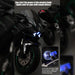 1/6 Scale Alloy Dynamic Motorcycle Model - Simulation Bike with Ignition System & Smoke Spray (Carbon Fiber Style) enginediyshop