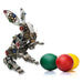 Steampunk 3D Metal Bunny Model DIY Kits with Easter Egg (500PCS+) enginediyshop