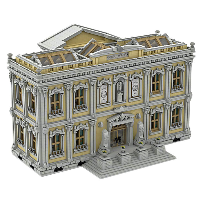 MOC-77106 The Court House Building Blocks DIY Small Particle Model without Stickers(13905PCS ） enginediyshop