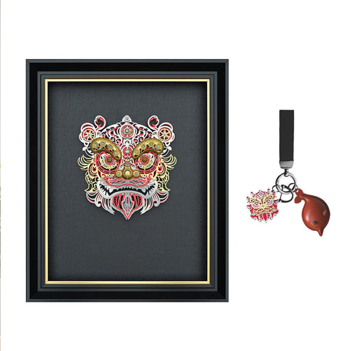 3D Metal Fortune Creature Futuristic Mechanical Relief Wall Art DIY  Model Kit -237PCS enginediyshop