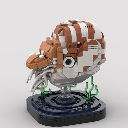MOC-229757 Pearl Nautilus Marine Creature Building Blocks Set(426PCS) enginediyshop