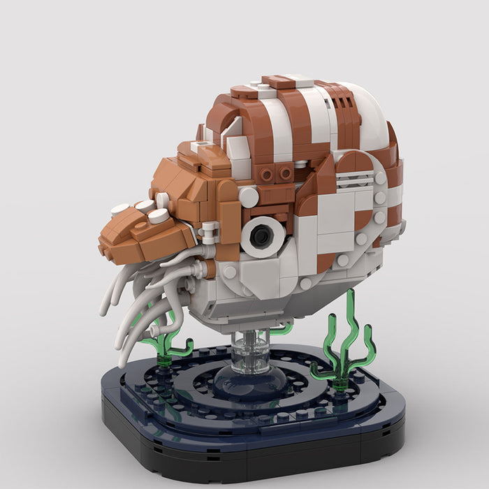 MOC-229757 Pearl Nautilus Marine Creature Building Blocks Set(426PCS) enginediyshop