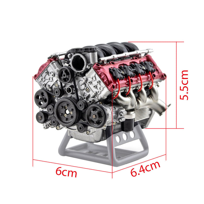 MAD RC V8 Engine Model Kit - Build Your Own V8 Engine for Car AX90104 ...
