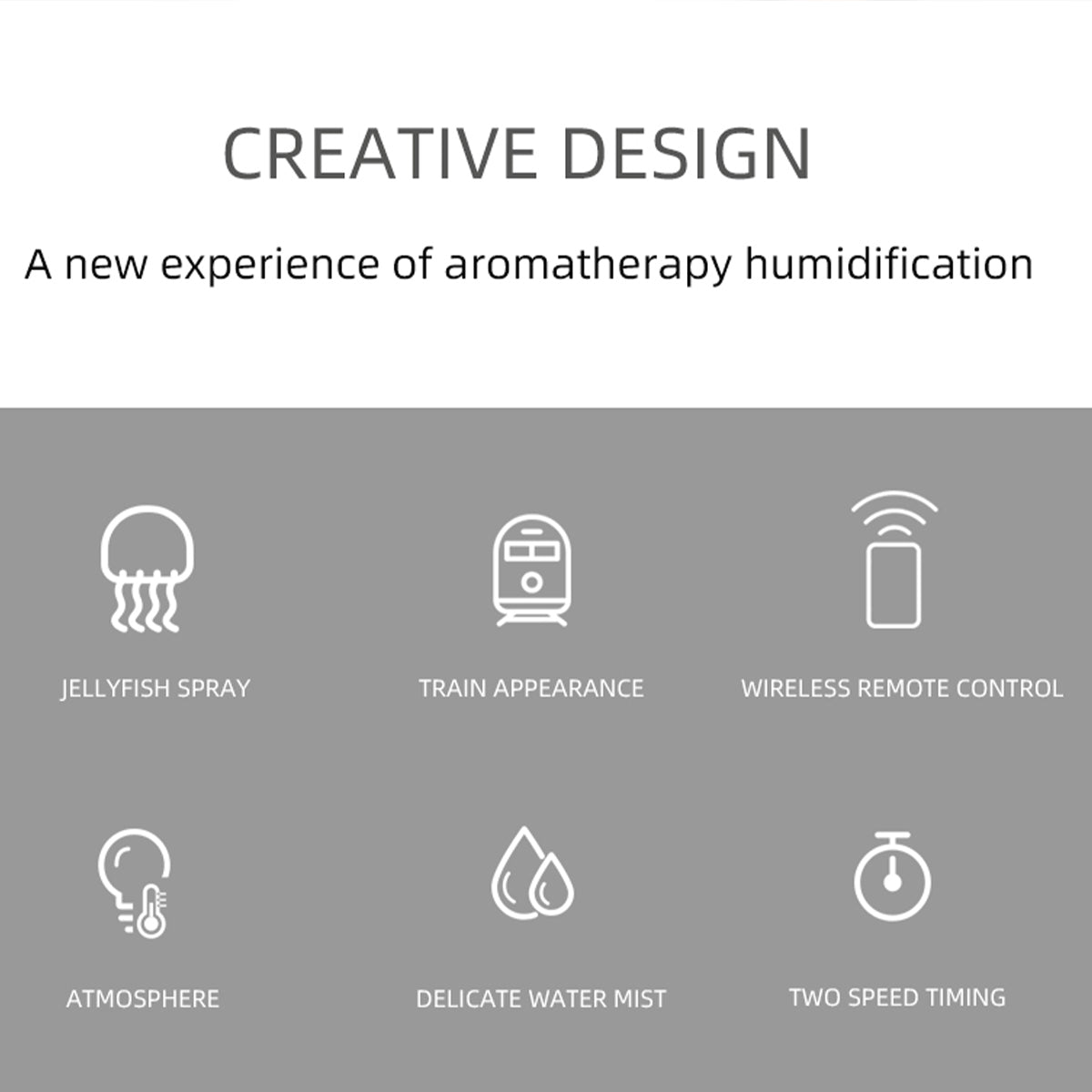 300ml Vintage Steam Train Aromatherapy Essential Oil Diffuser and Humidifier with Dual-Color LED Light (Standard US Power Supply/Bronze) enginediyshop