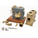 RETROL & OKMO 1/7 Scale  1115 Mini Fixed Water-Cooled 4-Stroke Gas Engine Model enginediyshop