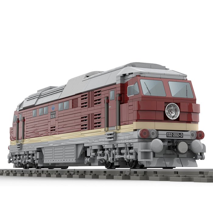 Electric Locomotive BR132 Model Building Blocks Set (Speed Control Dynamic Version/1454PCS) enginediyshop