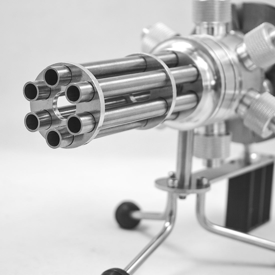 6 Cylinder Stirling Engine Novel Gatling Blaster Design Engine Motor M ...