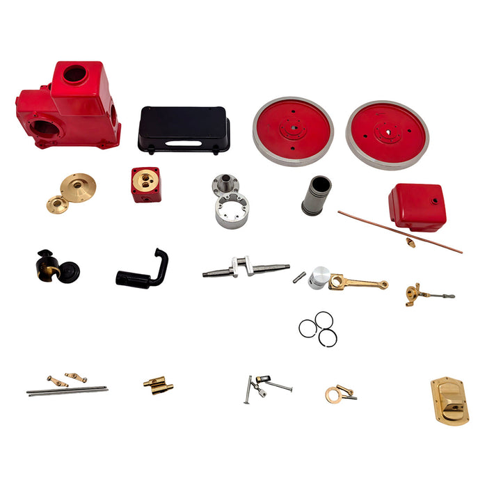RETROL & OKMO 916 Vintage Stationary Horizontal Single Cylinder 4-Stroke Gasoline Engine Model RTR Version enginediyshop