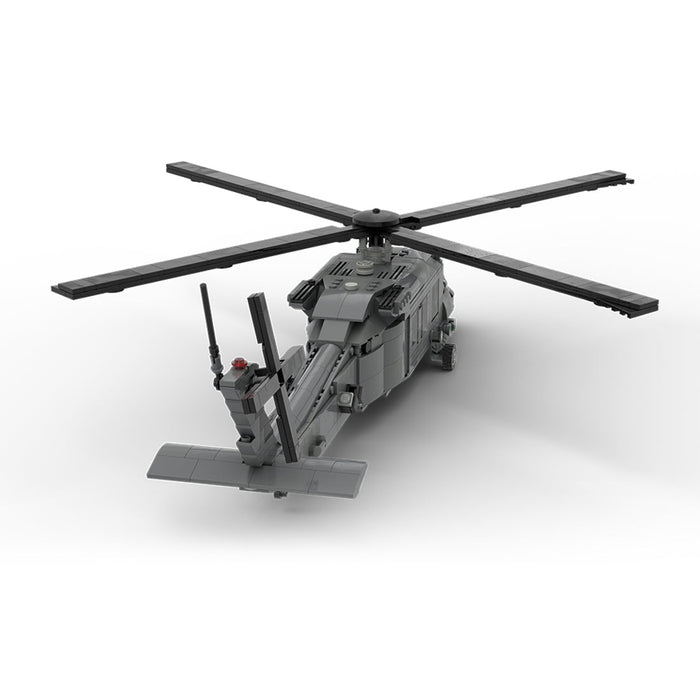 MOC-198409 1/35 Scale UH-60 American Military Helicopter Building Blocks Set (956PCS/V3 Version) enginediyshop