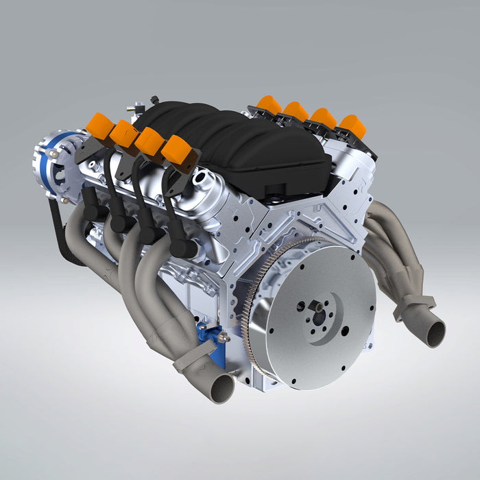 CISON LS-52 V8 Engine Model Kit – 1/5 Scale Working 4-Stroke Gasoline Internal Combustion Engine