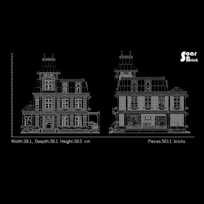 Victorian French Estate  European Villa Building Blocks Set-5617PCS enginediyshop