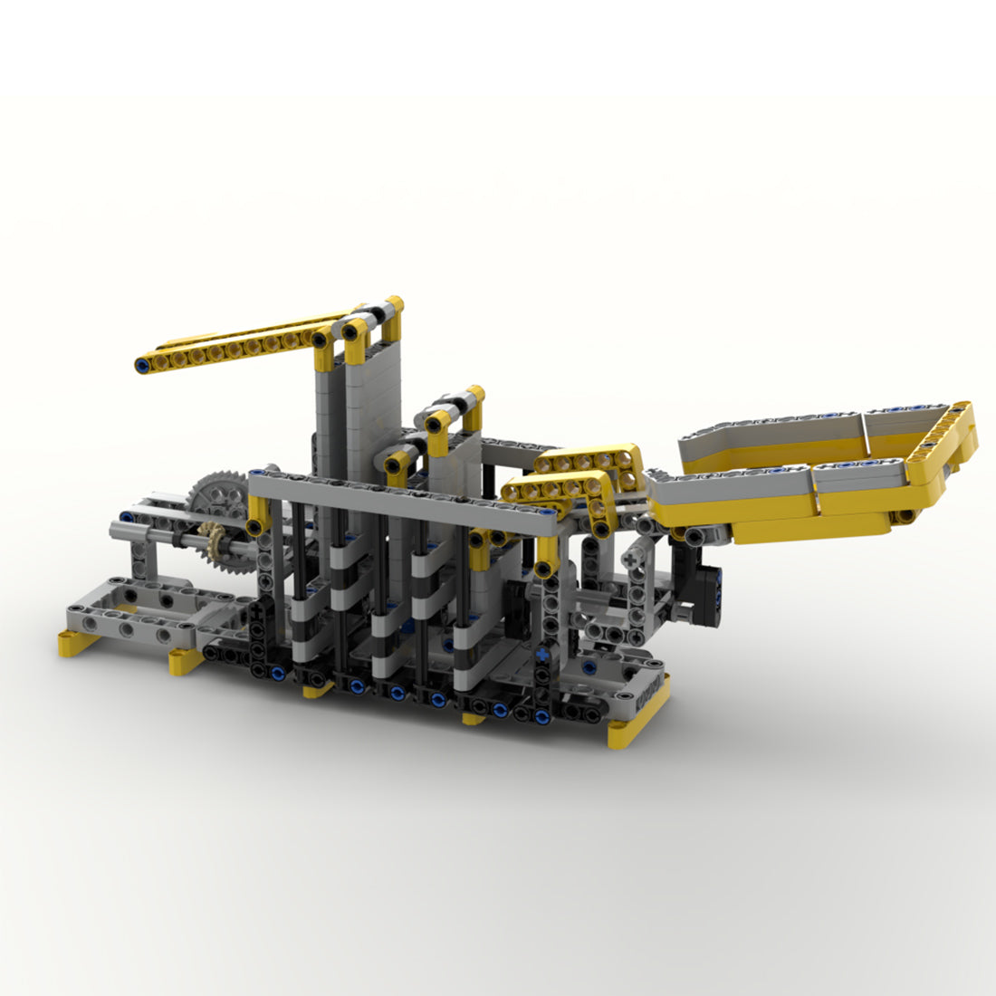 MOC Ball Feeder Input Module, Mechanical Building Block Set-381PCS enginediyshop