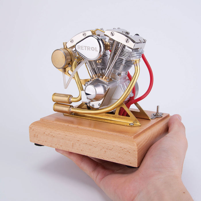 RETROL 4.2CC OHV V-Twin Cylinder Four-stroke Motorcycle Gasoline Internal Combustion Engine Model