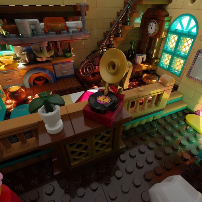 MOC-226986 Mexican-Style House Building Blocks Set-2069PCS enginediyshop