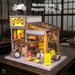 Motorcycle Repair Shop DIY 3D Wooden Miniature Scene Model Kit (213PCS) enginediyshop