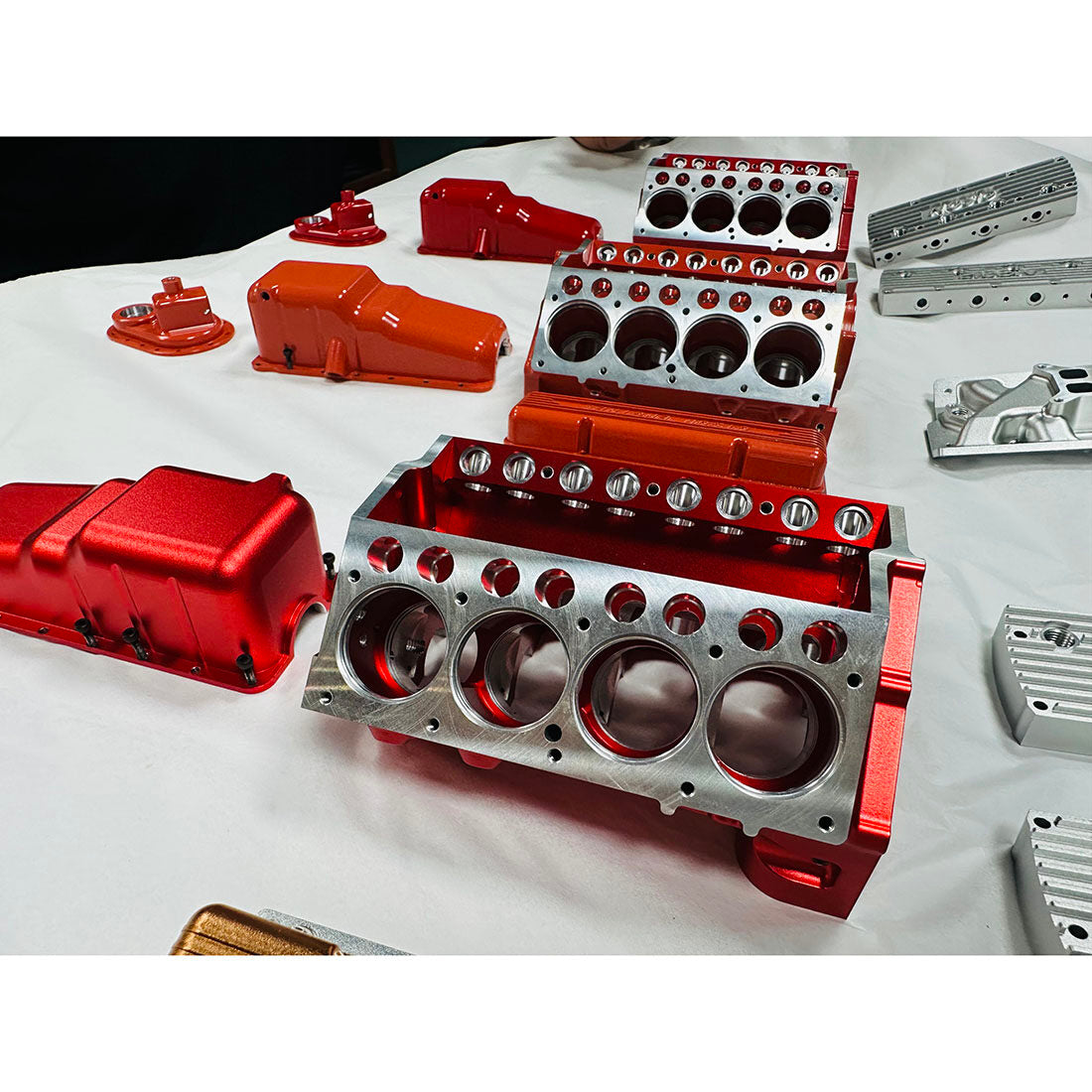 CISON V8 Engine 1/6 Scale CISON Small-Block Model, Water-Cooled 4-Stro ...