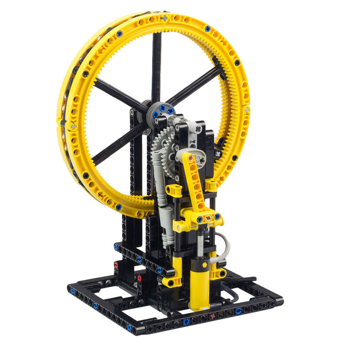 MOC-57096 Vertical Pneumatic Engine Building Blocks Set (368PCS) enginediyshop