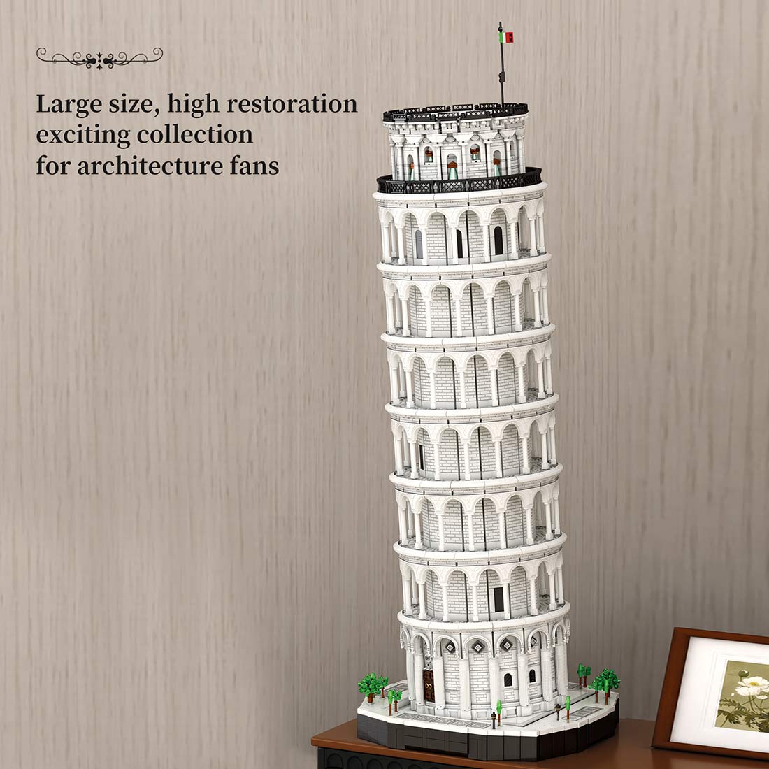 MOC-Italian Famous Landmark Tower Building Blocks Set (7652PCS) enginediyshop
