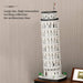MOC-Italian Famous Landmark Tower Building Blocks Set (7652PCS) enginediyshop