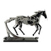 Solar-Powered Mechanical Horse 3D Metal Model DIY Assembly Art Sculpture Powered  Industrial Style Desk Decor Creature Mechanical Display Kit -165PCS enginediyshop