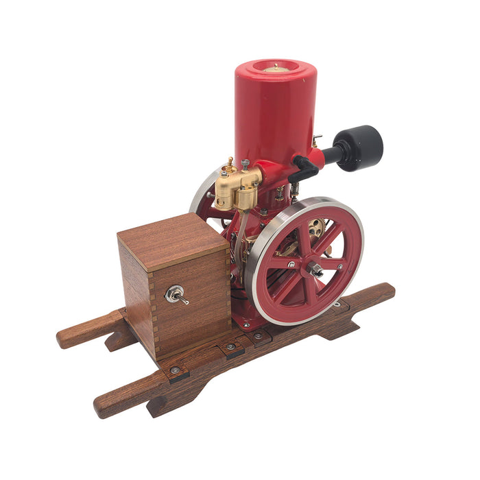 RETROL & OKMO N01 1/5 Scale Hit and Miss  Four-Stroke Stationary Cement Mixer Gasoline Engine  Model RTR Version enginediyshop