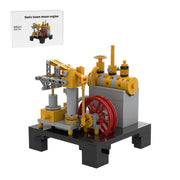 Retro Design Beam Steam Engine DIY Kit Building Block Model Perfect for STEM Collectors（469PCS)） enginediyshop