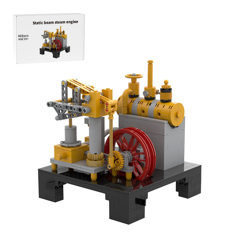Retro Design Beam Steam Engine DIY Kit Building Block Model Perfect for STEM Collectors（469PCS)） enginediyshop