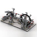 MOC Cycle Modular Building Block Machine, Advanced Mechanical Gear System-928PCS enginediyshop