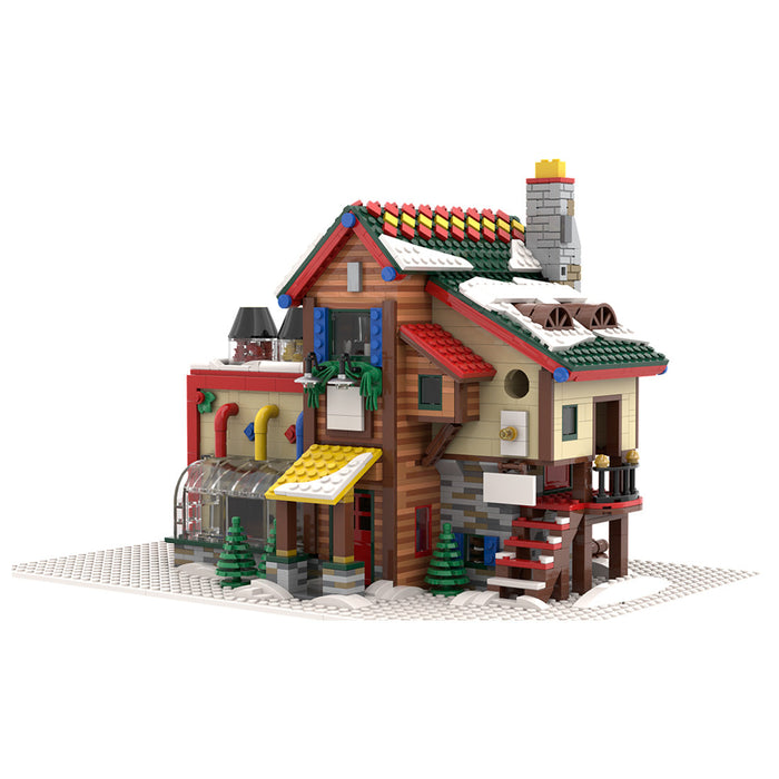 MOC-181276 Winter Village - Building Creation Station Building Blocks Set (2456PCS) enginediyshop