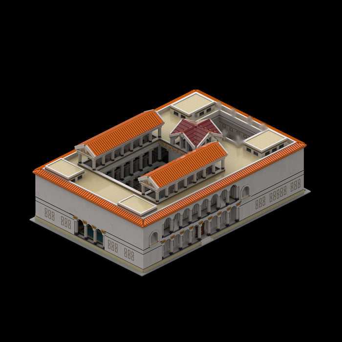 Ancient Roman Bath Historical Display Building Block Set-30812PCS enginediyshop