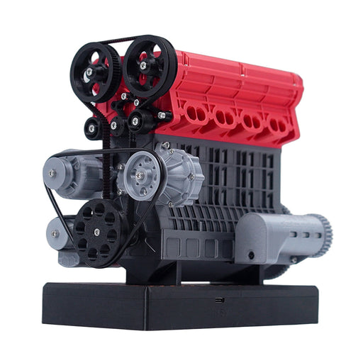 ENJOMOR 3D Printed Inline Four-Cylinder Engine Model Kit-150+PCS enginediyshop