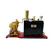 RW-BV2C Mini Reversible Reciprocating V-Type Dual-Cylinder Live Steam Engine and Boiler Model Compatible with 70-130cm Steam Boats for Collectors & Industrial Enthusiasts (Assembled Version) enginediyshop