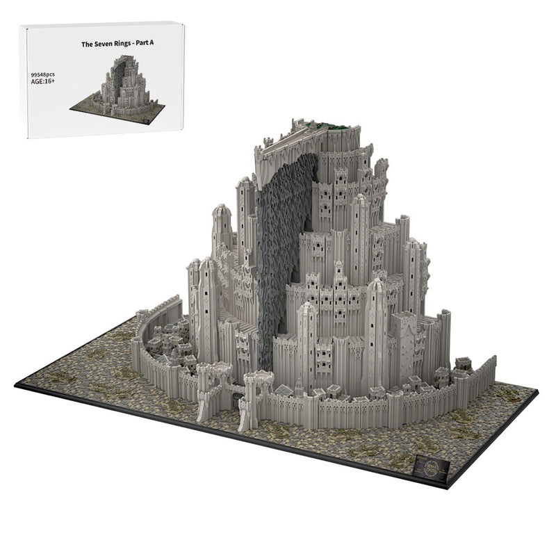 MOC -The Seven rings - Part A Super Large Building Block MOC Kit (99548PCS) enginediyshop