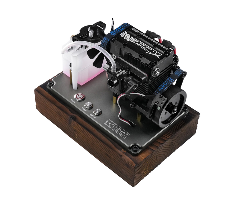TOYAN FS-L200GC 7cc Mini Inline Twin-Cylinder 4-Stroke Air-Cooled Gasoline L2 Engine Kit – KIT Version