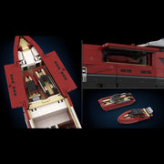 MOC-254412 120CM Modular Luxury Yacht Building Blocks Set-15639PCS enginediyshop