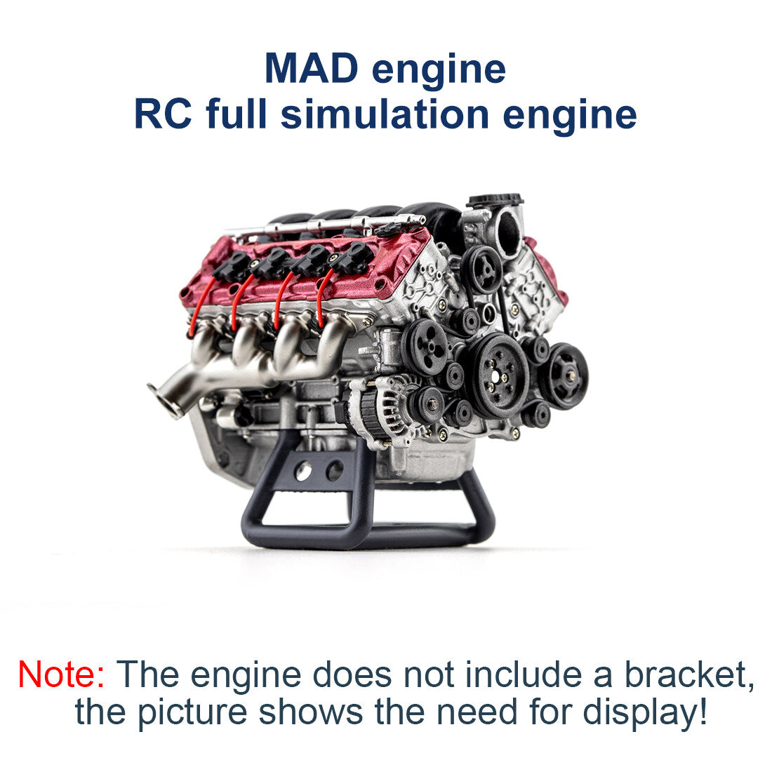 V8 Engine Model Kit - Build Your Own V8 Engine for Capra VS4-10 RC enginediyshop