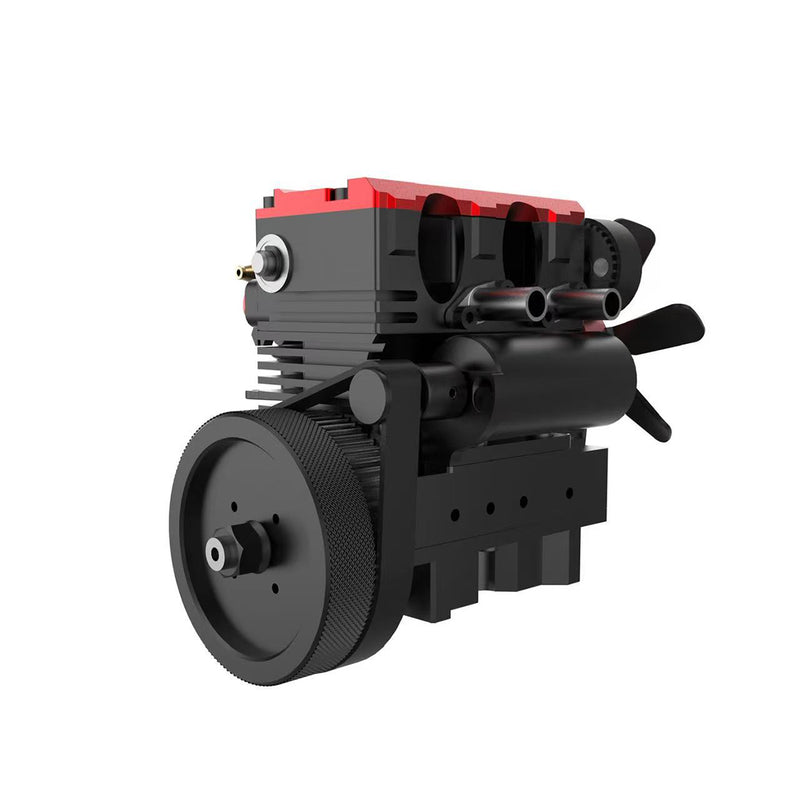 SEMTO ENGINE ST-NF2 7.0cc Mini en línea de dos cilindros de cuatro tiempos refrigerado por aire Nitro Interal motor de combustión modelo Kit