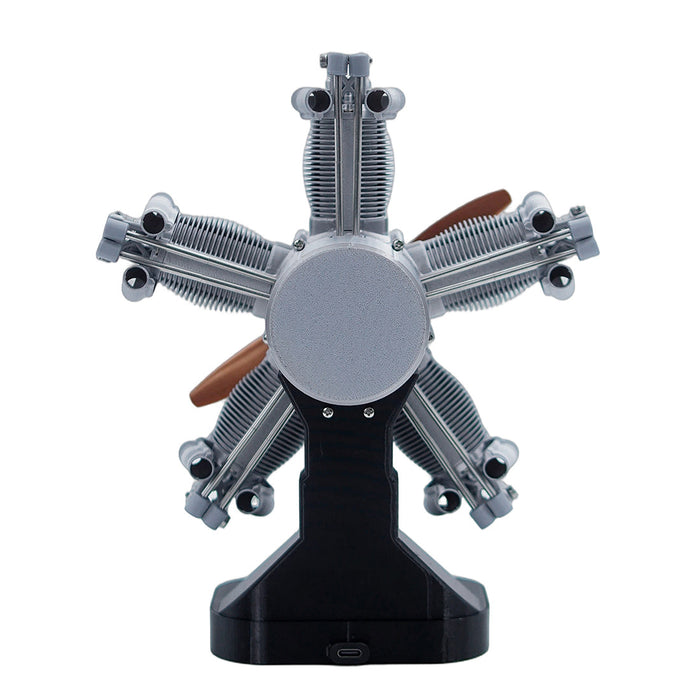 ENJOMOR 3D Printed Radial Five-Cylinder Engine Model Kit-100+PCS enginediyshop