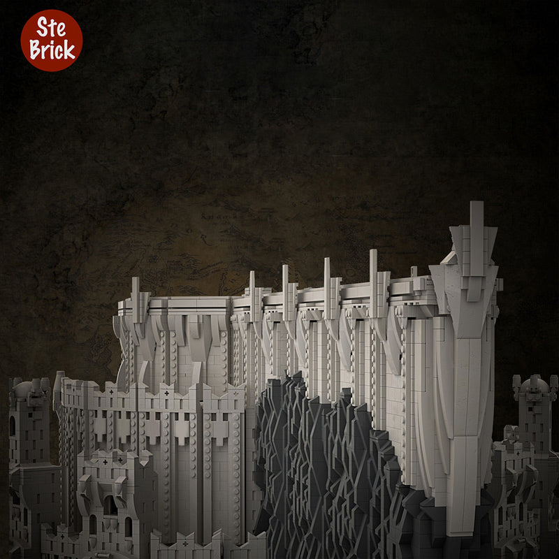 MOC -The Seven rings - Part A Super Large Building Block MOC Kit (99548PCS) enginediyshop