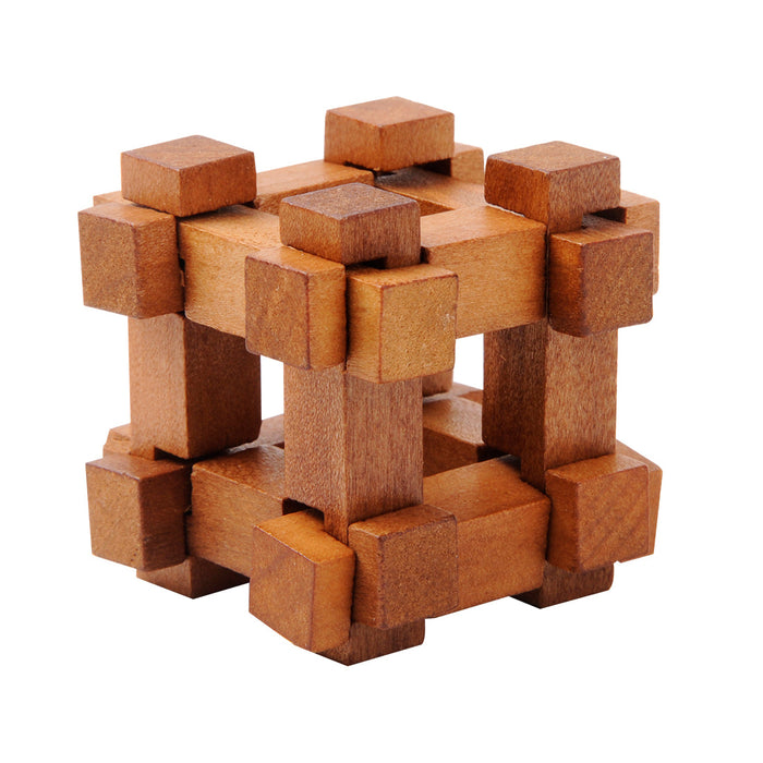 Advent Calendar Filler - Make Yours 6Pcs IQ Brain Teaser Set Metal Puzzle + Wooden Lock for Children Adults MT1142 enginediyshop