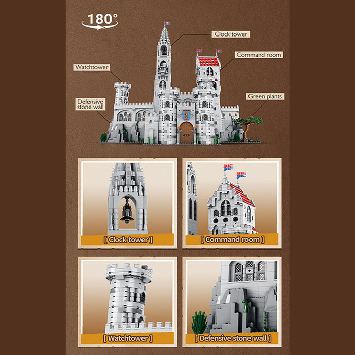 Medieval European classical Castle Building Blocks Set-3999PCS enginediyshop