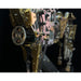3D Metal Mechanical Horse Model DIY Dynamic Creature Assembly Sculpture with Precision Transmission Structure Powered Model Art Installation Display Kit-300+PCS enginediyshop