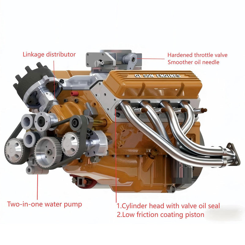cison v8 engine pro model kit build your own v8 engine