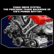 TECHING DM108 V12 Engine Model Kit 1/4 Scale Visible Electric Supercar Engine, DIY Metal Mechanical STEM Educational Kit for Teens & Adults – 800+PCS