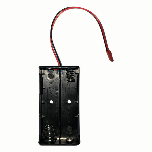 Portable Battery Holder for 18650 Lithium Batteries Easy Install Battery Case with Cover for Model Engine Power Supply and DIY Modification (JST Connector) enginediyshop