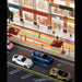 1/64 Scale City Building Model with LED Lights, DIY Street Diorama for Micro Photography, Urban Landscape Desktop Decor (Figures & Cars Not Included) enginediyshop